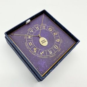 Nordstrom Silver Plated Aquarius Necklace